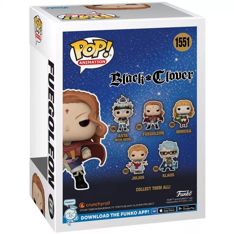 Figurka Funko Pop Czarny Clover Fuegoleon 10cm (143273)