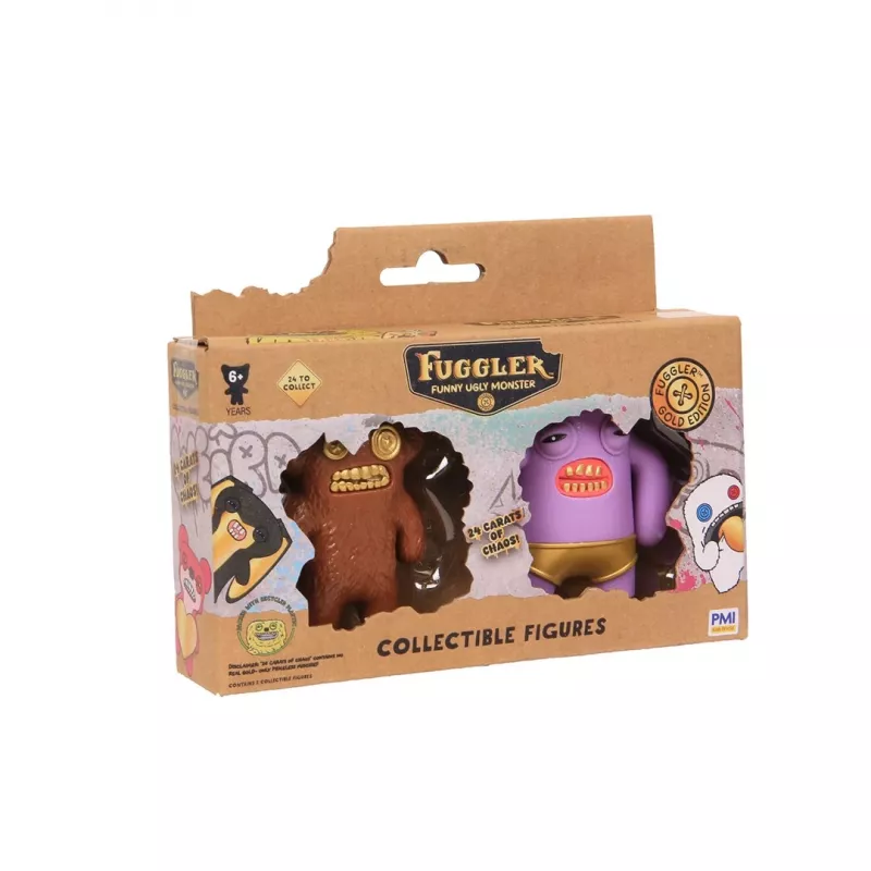 Zestaw 2 figurek akcji p.m.i kids world FUGGLER S3 Gold Edition – asortyment