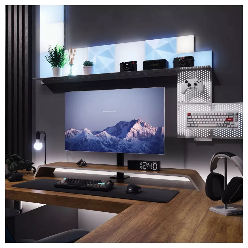 Panel LED Nanoleaf N8100E00-2TBS — kwadratowy RGB, zasilanie DC, 2 szt.