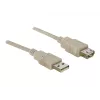 Przedłużacz USB 2.0 DeLOCK 82240 3 m szary