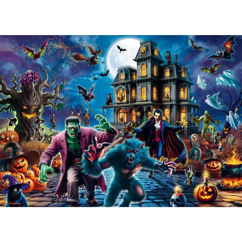 Halloween-Nacht, Puzzle 1000 elementów