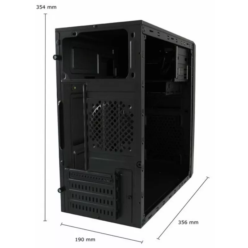 PC Case LC-Power 2014MB Midi Tower Czarny