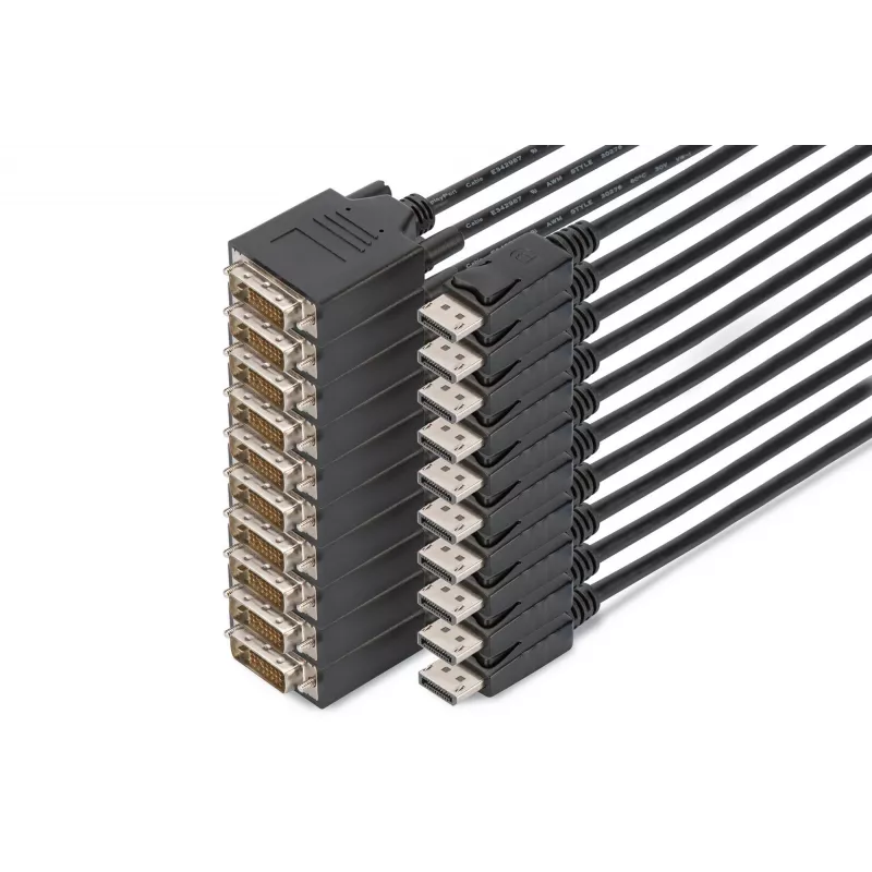 Digitus DisplayPort – DVI Kabel Adapter, Opakowanie 10 szt.