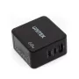 Unitek P1117B USB-C PD 65W uniwersalna ładowarka mobilna, 2x USB‑C PD + 1x USB‑A, czarna