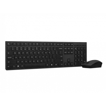 Bezprzewodowy zestaw klawiatury i myszy z ładowaniem Lenovo 4X31R64356 Bluetooth Szary