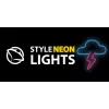 Lampa neonowa MANTA SNL71BL Chmura z błyskawicą niebiesko-różowa – dekoracyjny neon LED