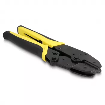 DeLOCK 90546 Zaciskarka kabli Narzędzie do zaciskania Czarny Żółty 60 mm 218 mm 17 mm