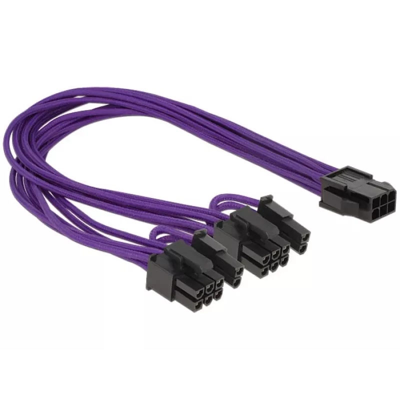 Kabel DeLOCK PCI Express 6 pin - 2 x 8 pin 0,3 m