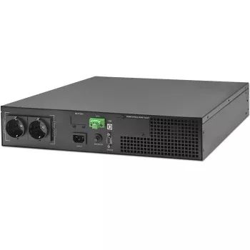 Qoltec 52285 zasilacz awaryjny (UPS) z podwójną konwersją (Online) 1 kVA 1000 W 2 gniazda wyjściowe