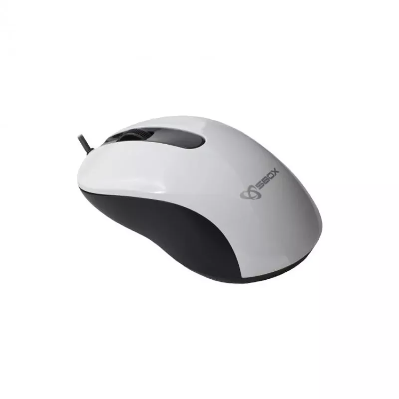Sbox M-901 Mysz optyczna Biały