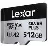 Flash Memory Lexar 512 GB UHS-I microSDXC srebrny PLUS
