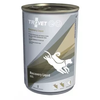 Mokra dieta rekonwalescencyjna TROVET Recovery Liquid CCL dla psów i kotów, 400 g, smak kurczaka, 87% wilgotności