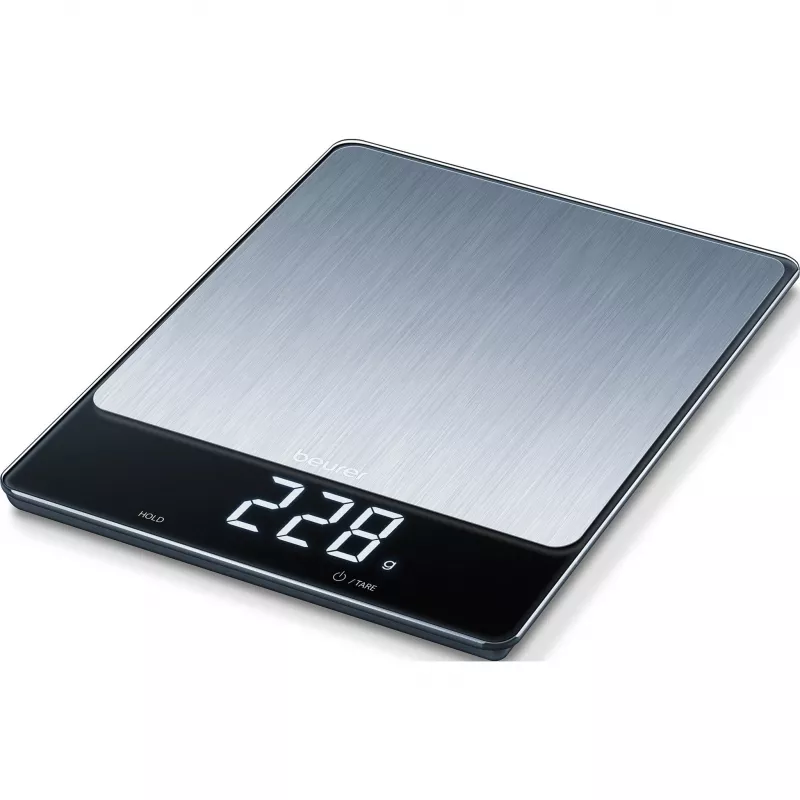 Waga kuchenna Beurer KS 34 XL stal nierdzewna, udźwig 5 kg, dokładność 1 g