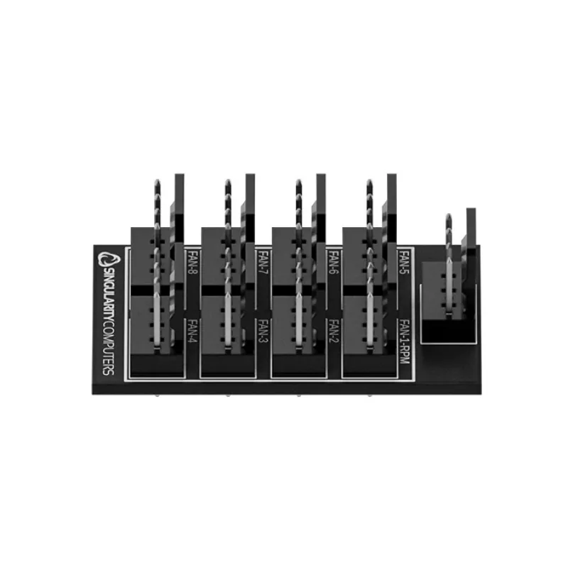 Hub wentylatorów Singularity Fan-Node 2x4 SC-PWM-N-2x4 — rozdzielacz PWM dla 2×4 wentylatorów 4-pinowych