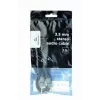 Kabel audio Gembird 3,5 mm męski–męski, 1,5 m, pozłacane styki, czarny