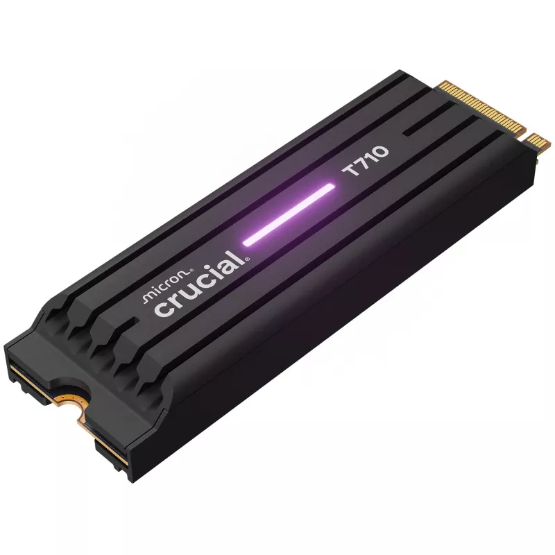 SSD CRUCIAL T710 4 TB M.2 PCIe 5.0 NVMe — 4000 GB, Odczyt 14500 MB/s, Zapis 13800 MB/s