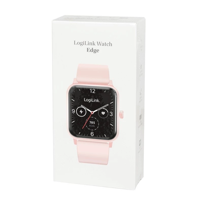 Smartwatch LCD, BT5.2 IP68, różowy