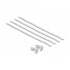 DeLOCK Patch Panel 10 cali 8 portów Kat.6A 0.5U czarny