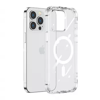 Przezroczyste etui magnetyczne Joyroom JR-14H6 do iPhone 14 Pro, magnetyczne zamknięcie, przezroczysta osłona ochronna