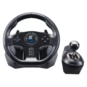 Kierownica + Pedały Subsonic GS850-X Czarny obrót 270° USB