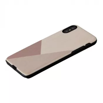 Etui na smartfona man and wood do iPhone X/XS — tulip Czarny