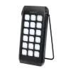 Logilink - Powerbank solarny - latarka - Li-Pol - 10000 mAh - 18 W - 3 A - PD 2.0, QC 3.0, Ultra Fast Charge - 2 porty wyjściowe (USB Type A, 24-pin USB-C) - kabel USB (PA027