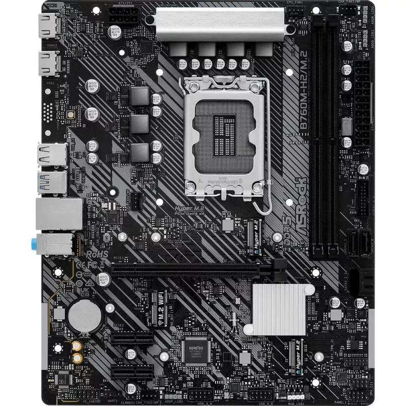 ASRock B760M-H2/M.2 DDR5 LGA1700 Micro-ATX Płyta główna