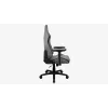 Uniwersalny fotel gamingowy Aerocool Crown AeroSuede z wyściełanym siedziskiem, kamiennoszary