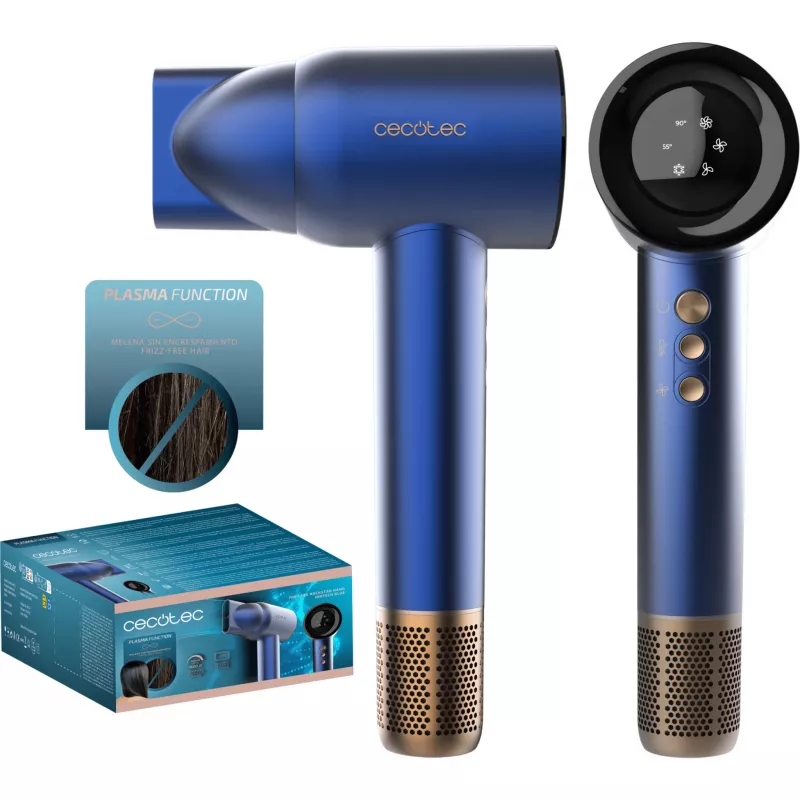 Suszarka do włosów Cecotec IoniCare RockStar Nano IonTech niebieska 1600 W 110000 obr./min