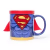 Thumbs Up Superman Mug with Cape, pojedynczy obraz, 0,25 l, Niebieski, Czerwony, Ceramika, Silikon, Uniwersalny, 1 szt.