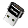 Baseus Adapter USB męski na Type-C żeński Czarny