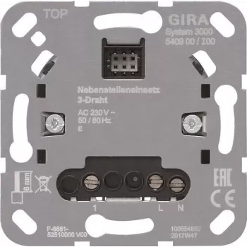 GIRA 540900 540900 S3000 Nebenst.eins. 3-przewodowy (540900)