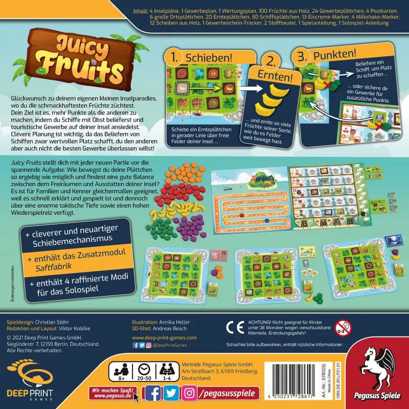 Deep Print Games: Juicy Fruits, gra planszowa
