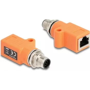 DeLOCK 60617 adapter złącza M12 RJ45 fioletowy