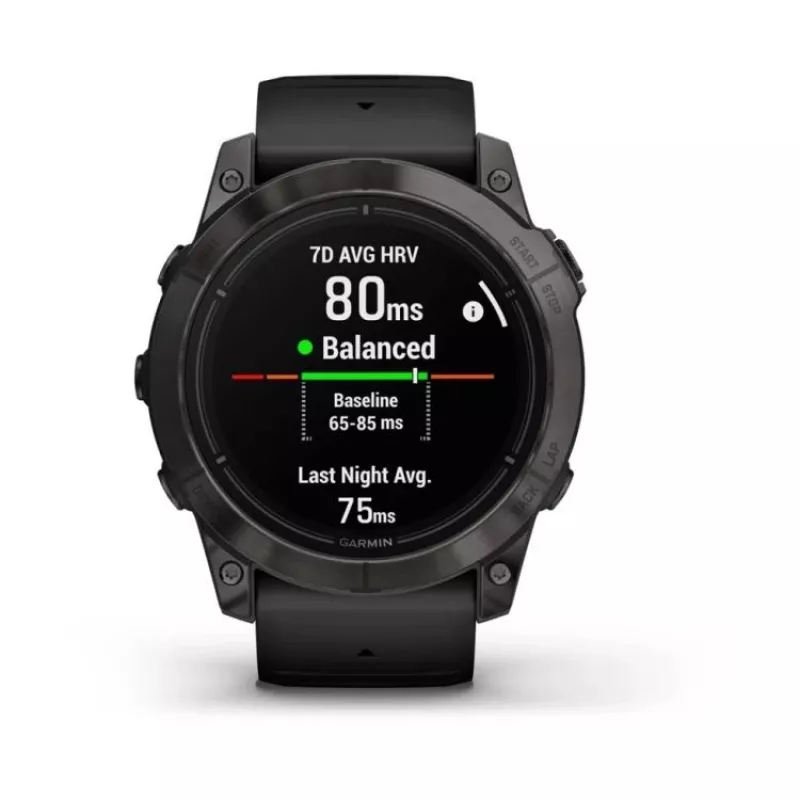 Garmin EPIX PRO g2 51mm Sapphire Carbon Gray DLC Titanium Czarny