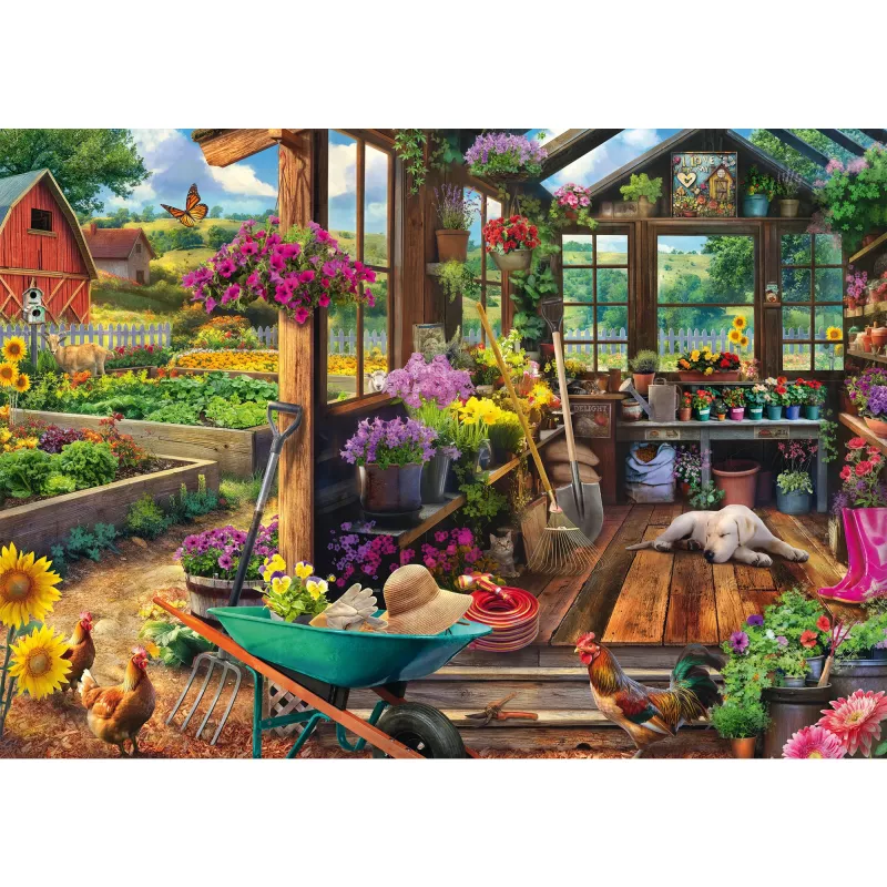 Jeff Haynie: Gartenhaus, Puzzle 1000 elementów