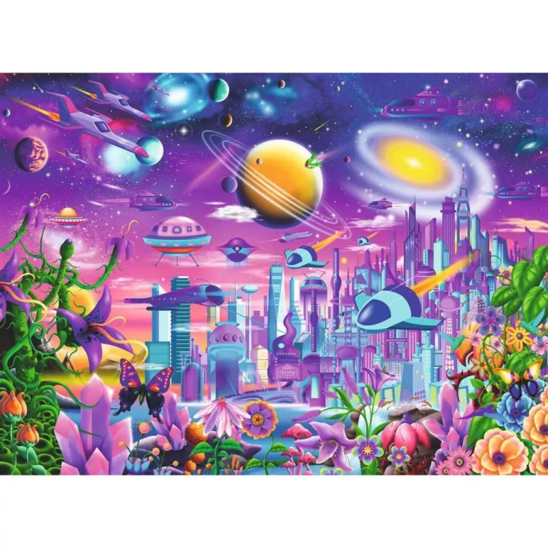 puzzle dla dzieci Cosmic City (200 elementów)