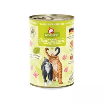 GRANATAPET DeliCATessen Bażant i królik - mokra karma dla kota - 400g