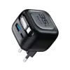 Podróżna ładowarka GaN Havit UC250 A-EU 20V 1xUSB-C 0,7m czarna