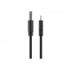 Goobay | Kabel do ładowania i synchronizacji USB-C (USB-A > USB-C) | 38675 | Czarny | RJ-45 | RJ-45 90°