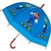 Parasolka (manualna) Dziecięca Euroswan Super Mario — przezroczysta czasza, rozmiar dziecięcy