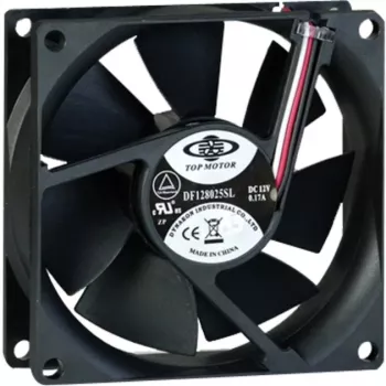 Inter-Tech 88885181 Komponent chłodzący komputer Wentylator obudowy 8 cm Czarny (88885181)