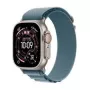 Smartwatch Apple Watch Ultra 3 GPS + Cellular 49mm Natural Titanium z paskiem Light niebieski Alpine Loop