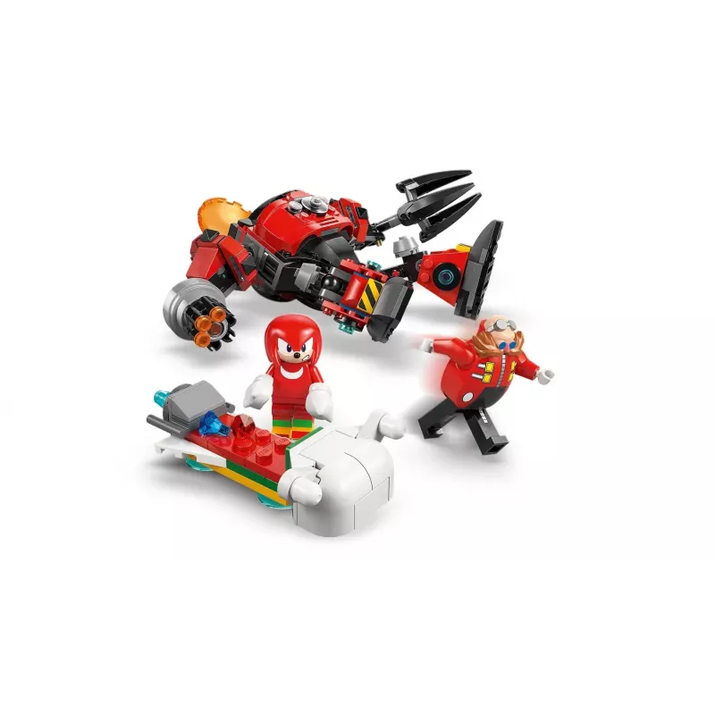 LEGO zestaw konstrukcyjny Sonic the Hedgehog 77005 Knuckles kontra Dr Eggman Egg Crusher Mech, 350 szt., wiek 8+