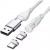 Kabel USB 4smarts 541236 USB 2.0 1.8 m USB C Biały