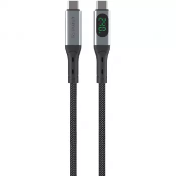 Kabel USB 4smarts 541438 USB4 Gen 2x2 1,5 m USB C Czarny Szary
