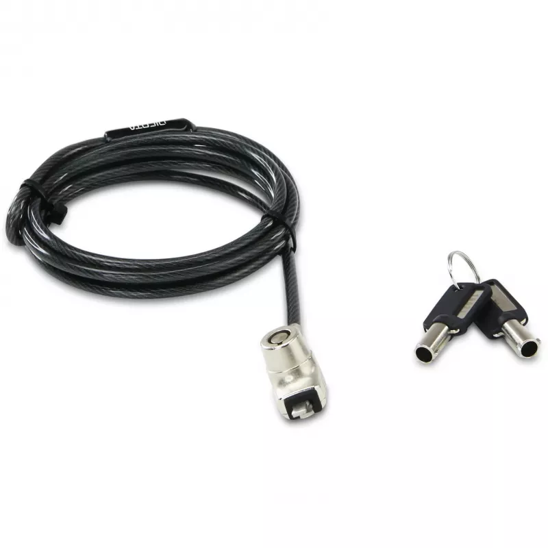 DICOTA BASE XX Laptop Lock Wedge linka zabezpieczająca Antracyt 1,5 m