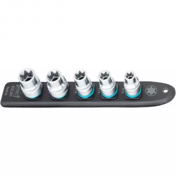 Zestaw nasadek Hazet 900E-SR/5 — 1/2 cala napęd TORX E12–E20 krótkie nasadki
