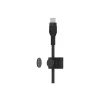 Kabel BoostCharge USB-C/USB-C pleciony silikonowy 2 m, czarny