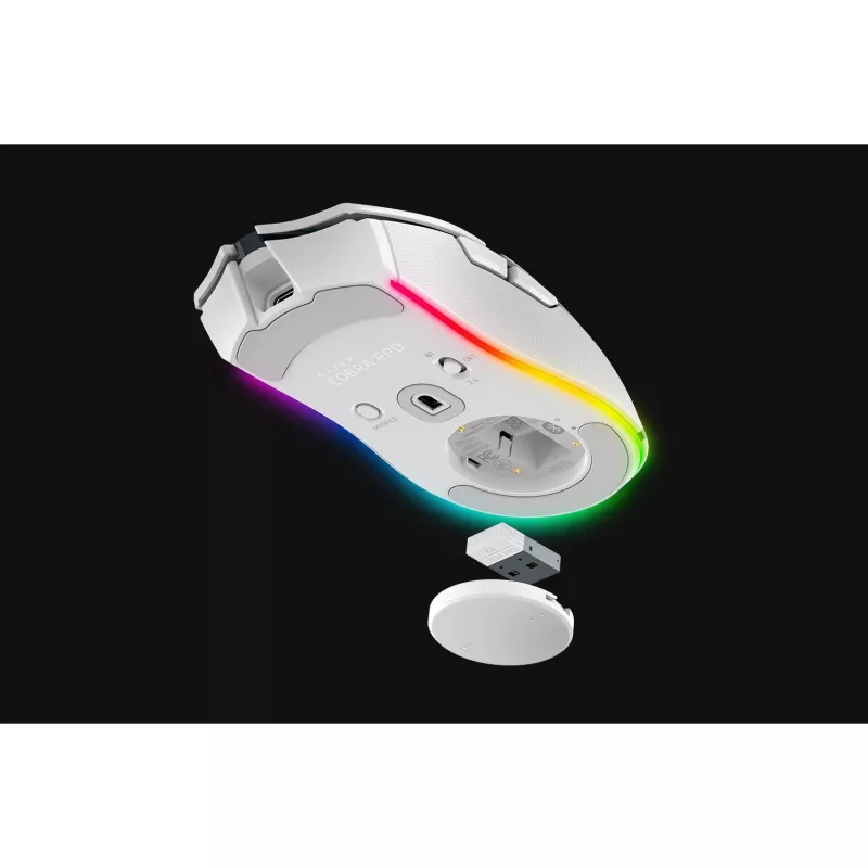Mysz Razer Cobra Pro Gaming Praworęczna RF Bezprzewodowa + Bluetooth + USB Typu C Optyczna 30000 DPI